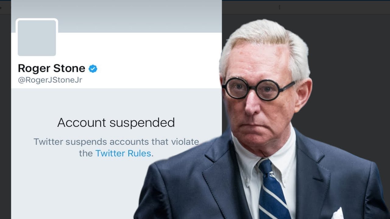 Roger Stone's Twitter account has been suspended after Trump-Russia meltdown