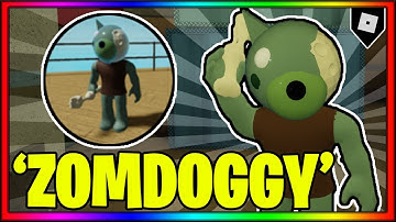 How to get the "ZOMDOGGY" BADGE + SKIN/MORPH in  PIGGY BOOK 2 ROLEPLAY || Roblox