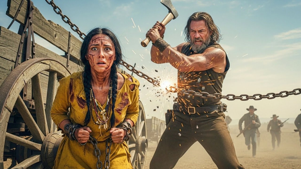 She Was Chained to a Wagon—Until a Mountain Man Broke the Chains and Saved an Apache Woman