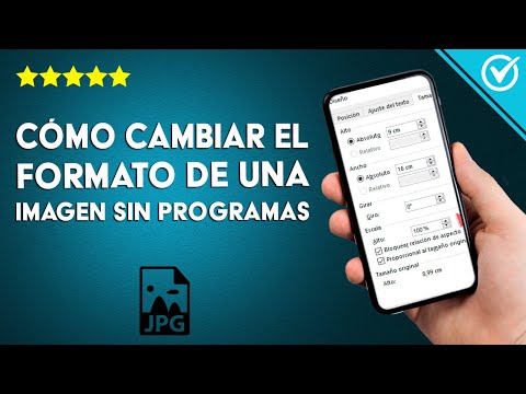 ¿Cómo cambiar el FORMATO de una IMAGEN sin programas y manteniendo su calidad?