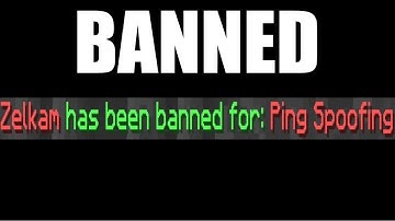 I WAS BANNED FOR PING SPOOFING