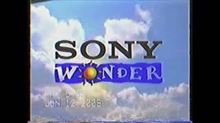 Sony Wonder Logo Vhs 2009 4K 60Fps
