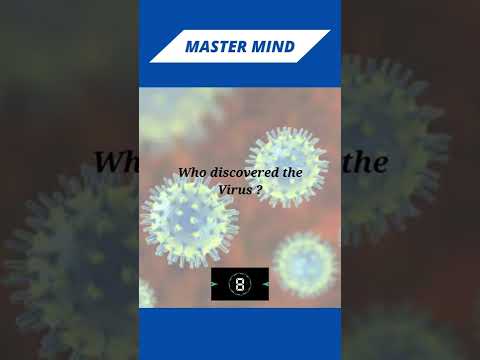 Master Mind | Who discovered the Virus ? | #Shorts