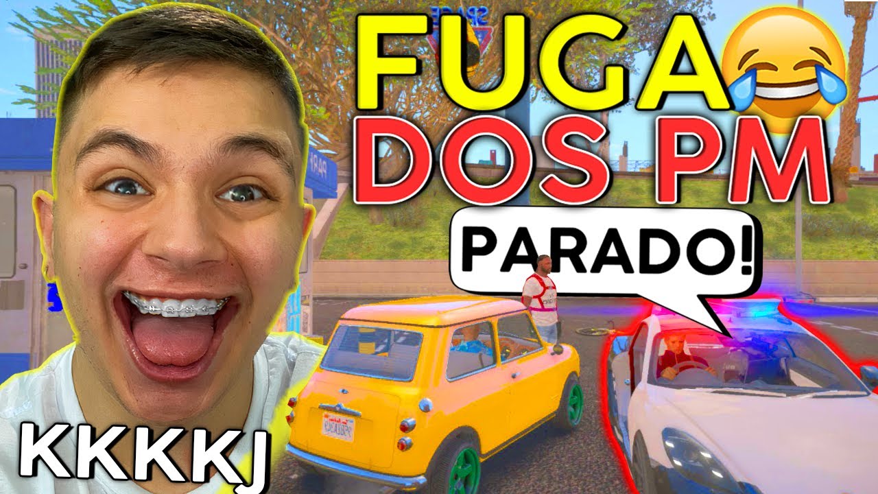ZOANDO OS PM na FUGA no GTA RP 😂 (Paulinho o LOKO)