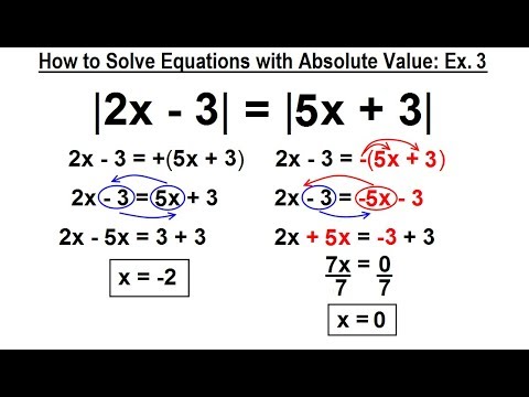 Algebra Ch 3 Formula Inequalities Absolute Value 14 Of 33 Solve Absolute Values Ex 3 Youtube