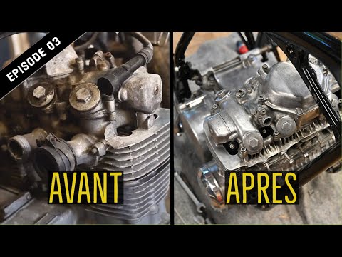 Vidéo: Comment peindre le cadre de ma moto sans démonter le moteur ?
