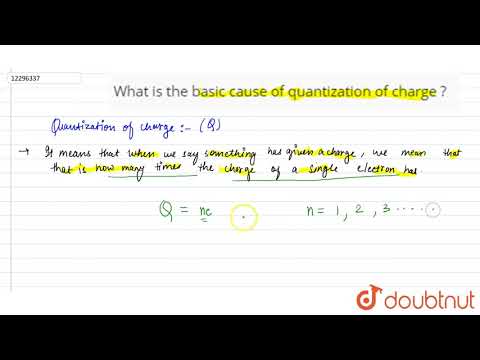 Video: Vad är den grundläggande orsaken till kvantisering av laddning?