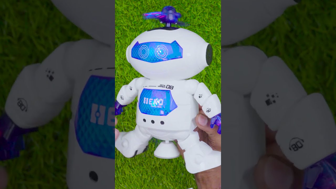 Little Dancing Robot with 3D Lights and Music - YouTube
