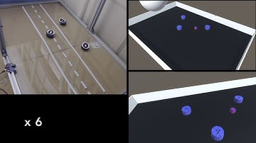 Virtual Reality control of Swarm Robotics