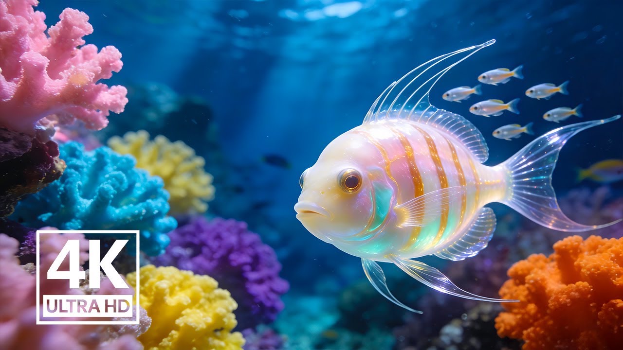 Amazing 4K Ocean Adventure 🐳 Dive Deep and Marvel at Sea Animal in The Best 4K ULTRA HD Aquarium