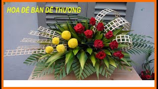 Vase desktop plugging cute daisy roses mix ping pong | table flower by Hướng Dẫn Cắm Hoa 9,038 views 3 years ago 13 minutes, 15 seconds