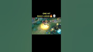 One Hit build Lukas #shorts #mobilelegends #mlbb #youtubeshorts