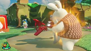 Mario + Rabbids Kingdom Battle 77 Donkey Kong Adventure DLC Bash those Bucklers!