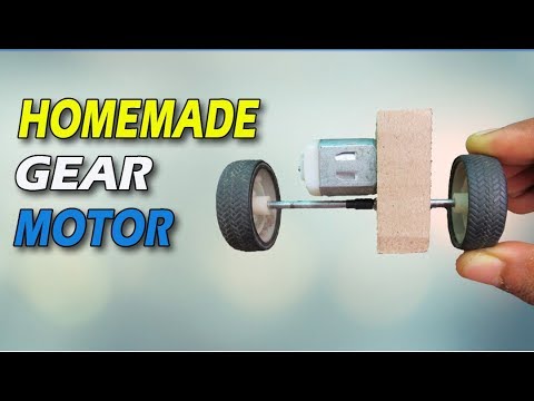 Geared motors reduction gear box small technology making handmade toys C3 DIY 