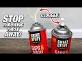STOP Throwing Away Half-Used Dried-Up Spray Foam Cans! How To Save And Fix It! DIY