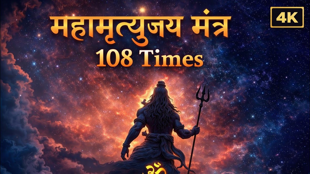 महामृत्युंजय मंत्र 108 बार | Maha Mrityunjaya Mantra for Health & Protection | 4K 