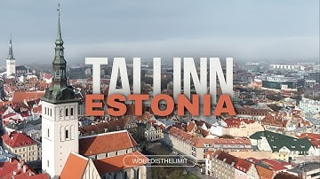 Tallinn Old Town 🏰🇪🇪 | Breathtaking Aerial Drone Footage & City Views 🚁