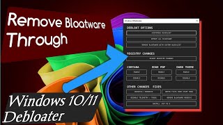 How to Debloat ⚡ Windows 10/11 to Improve 🔥Performance || #youtubeshorts #windows #github screenshot 4