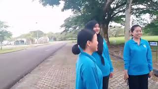 Pembentukan Ladam Kuda dan Nyanyian Lagu Dunia Pandu Puteri