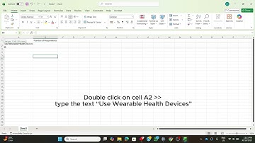 How to create chart in Excel for Survey Results