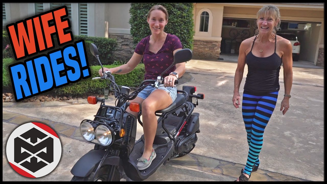 My Wifes First Ride On The Ruckus Youtube