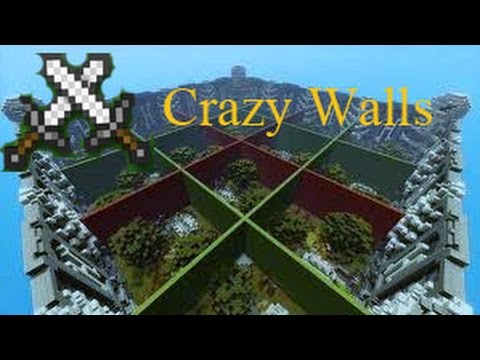 Minecraft - Crazy Walls "1º vídeo do canal" - YouTube