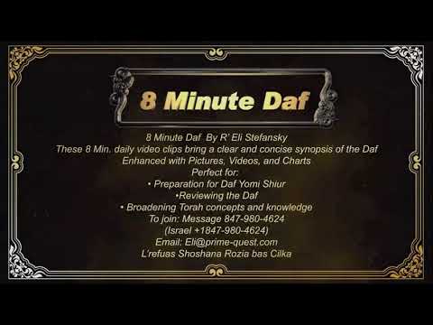 8 Min Daf - Chullin Daf 132 by R’ Eli Stefansky