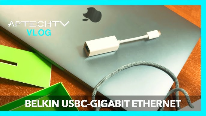 The Belkin USB-C to Gigabit Ethernet Adapter - Apple