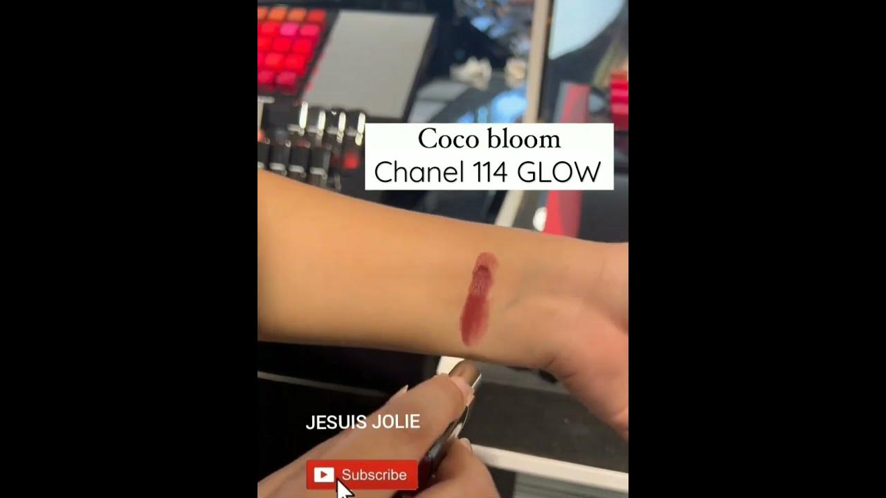 CHANEL ROUGE COCO BLOOM LIPSTICK SHADE 114 GLOW 