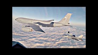 F-16 Dramatic Aerial Refueling Video