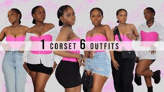 1 CORSET 6 OUTFITS | How To Style A Corset Top | Fashion Trends 2022