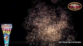 Bright Star Fireworks Flying Pigs - 5 Rockets Astoundedfireworks
