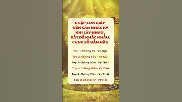 6  Cặp Con Giáp Lấy Nhau Dễ Khắc Khẩu | Dưỡng Sắc Chữa Tâm #shorts #spa  #nhantuong #tuvi #phongthuy