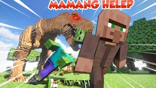 ODO MELIHARA T-REX BUATMAKAN VILLAGER VILLAGER MINECRAFT !!!