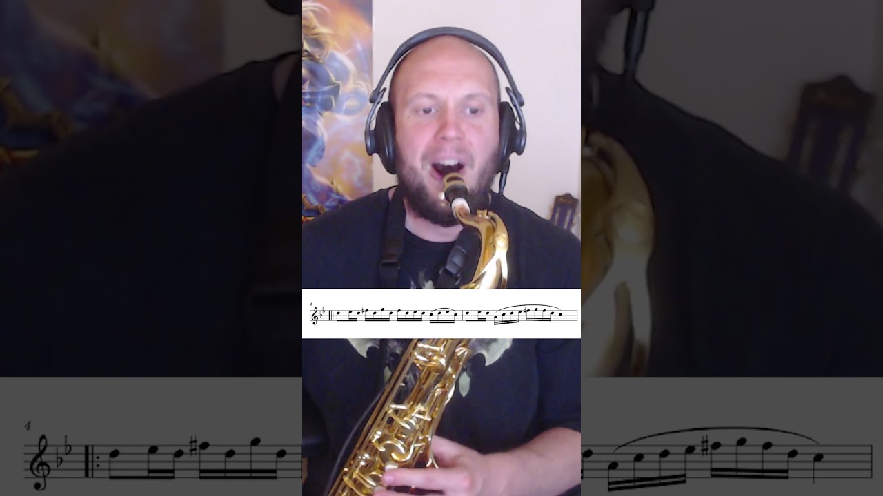 Egyptian Meme Song Notes Tenor Sax