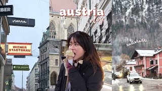 austria vlog • vienna cafes, christmas markets, a white snowy hallstatt ❄