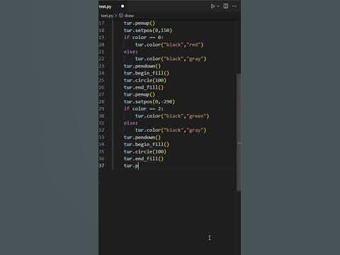 How to Draw Traffic Light In Python Turtle With Code 008 #python # ...