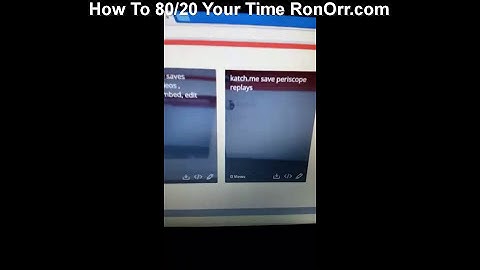 RT- katch.me/ronorr save download edit periscope replays | Compound Effect | Conversion Optimization