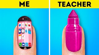 SMART AND FUNNY SCHOOL HACKS| Cool Hacks And Pranks With Your Favorite Gadget By 123 GO! GOLD