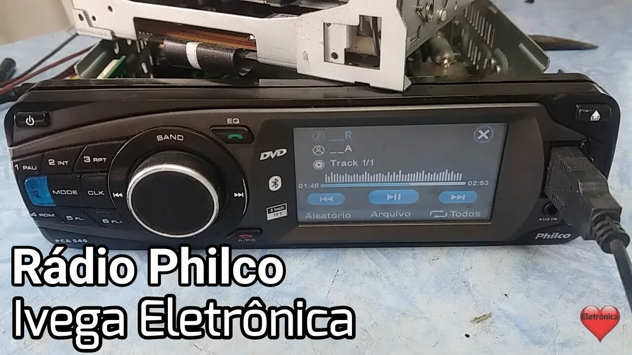 Rádio Philco PCA540, não liga, dicas de conserto