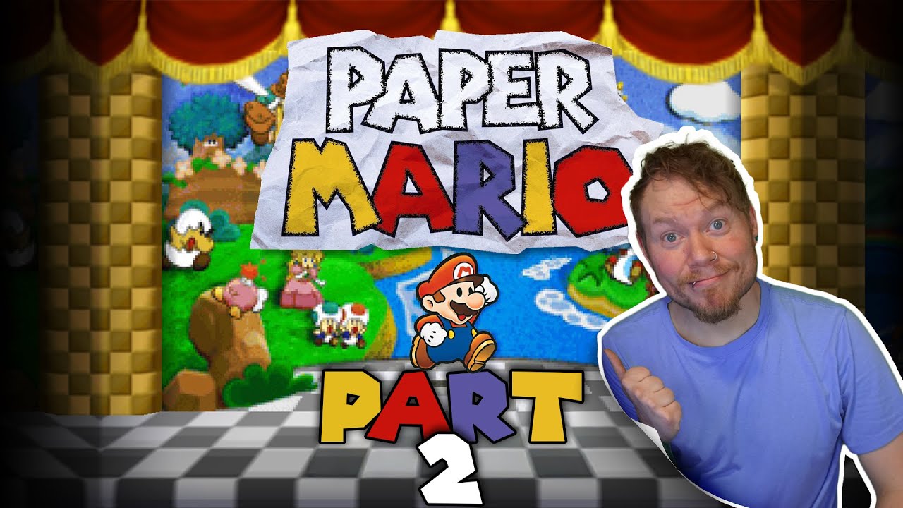 🔴 Hopefully No Papercuts | Paper Mario 📄🍄 | Part 2