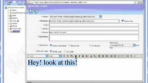 Cyberhood ECP Tutorial (Email)