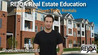 REIQA - Section 17: Short Term Rentals