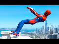 SPIDERMAN CRAZY JUMPSFALLS GTA 5 Spider Man Gameplay SPIDERMAN CRAZY JUMPSFALLS GTA 5 Spider Man Gameplay