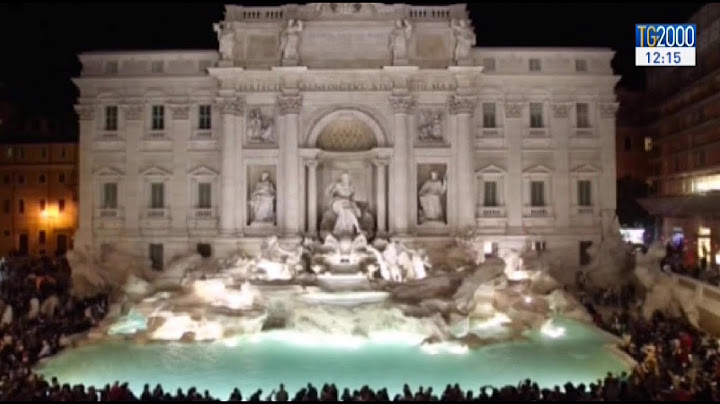 Roma, dopo 516 giorni di restauro, la Fontana di Trevi torna a splendere