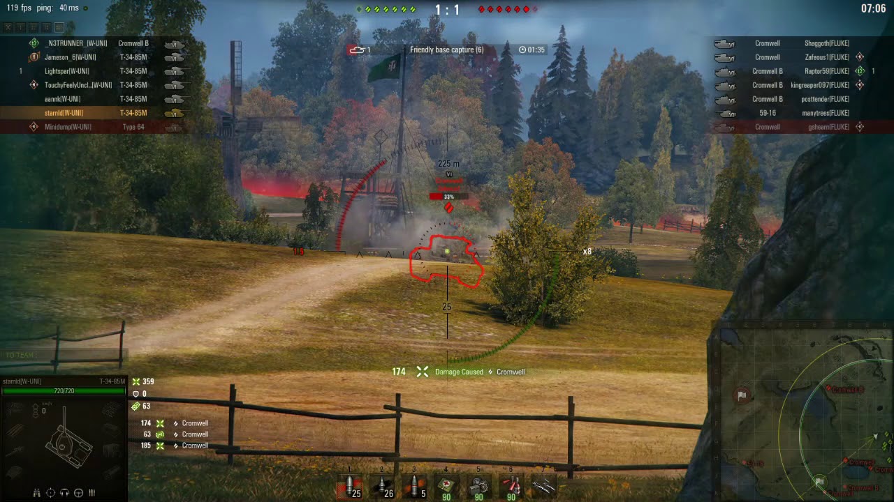 wot replay W-UNI Vs_ FLUKE tier 6 skirmish Malinovka Win 11-17-18.mp4