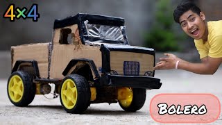 we made a remote control Mahindra bolero car 🔥🔥 (very powerful😱...