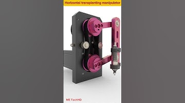 Horizontal transplanting manipulator #machine #solidwork #design #cad