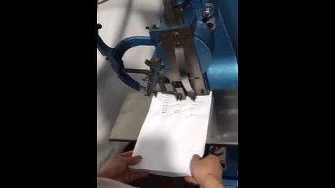 Single Head Heavy DutyThickness 22mm Saddle Flat Book Semi Automatic Stapler Wire Stitching Machine