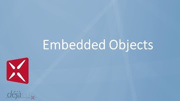 Déjà Vu X2 - Embedded Objects